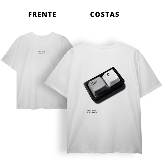 0074PS - Camiseta Pluz Size Ctrl+b