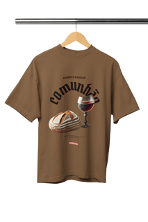 Nome do produto 0009OS - Camiseta Oversized Comunhão