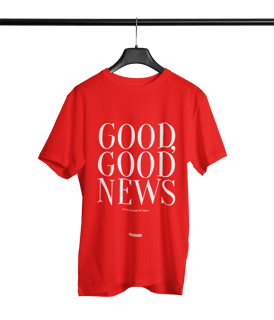 Nome do produto 0010 - Camiseta Unissex Good News