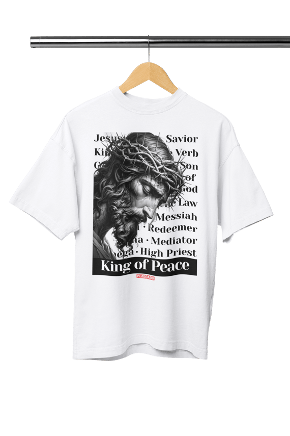 0002OS - Camiseta Oversized King of Peace