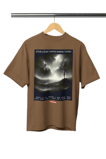 Nome do produto 0007OS - Camiseta Oversized Horas de Escuridão