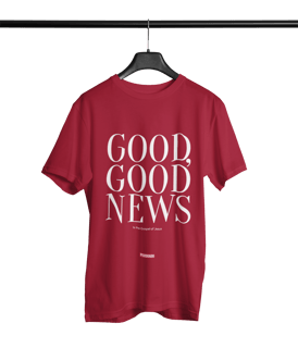 Nome do produto 0010 - Camiseta Unissex Good News