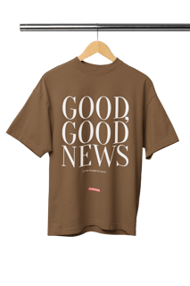 Nome do produto 0010OS - Camiseta Oversized Good News