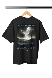 Nome do produto 0007OS - Camiseta Oversized Horas de Escuridão