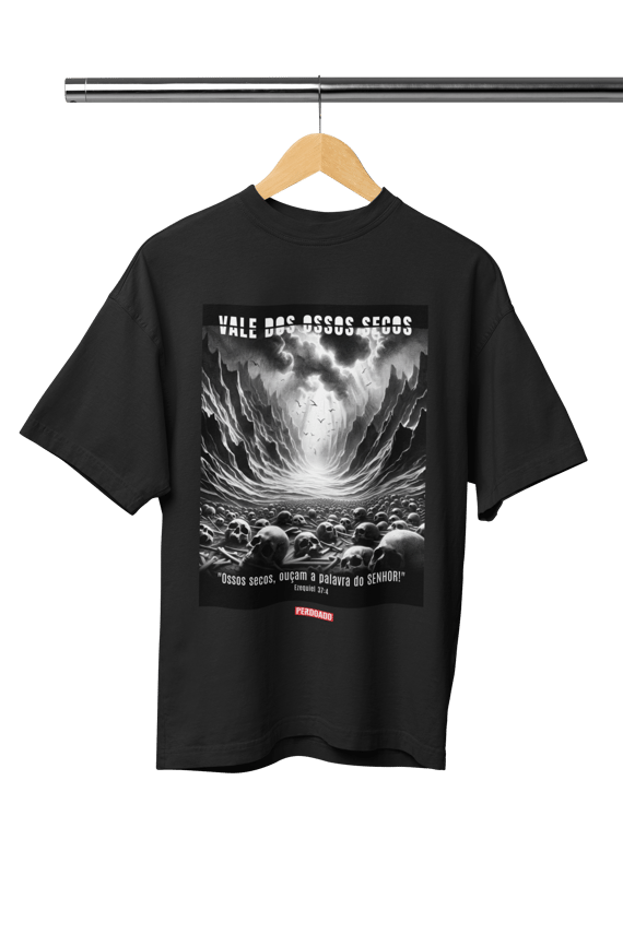 0005OS - Camiseta Oversized Ossos Secos