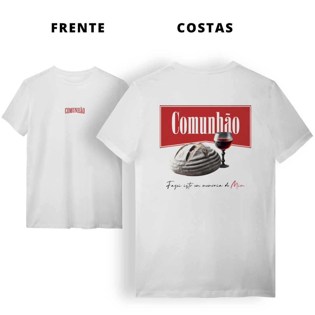 Nome do produto: 0009 - Camiseta Unissex Comunhão