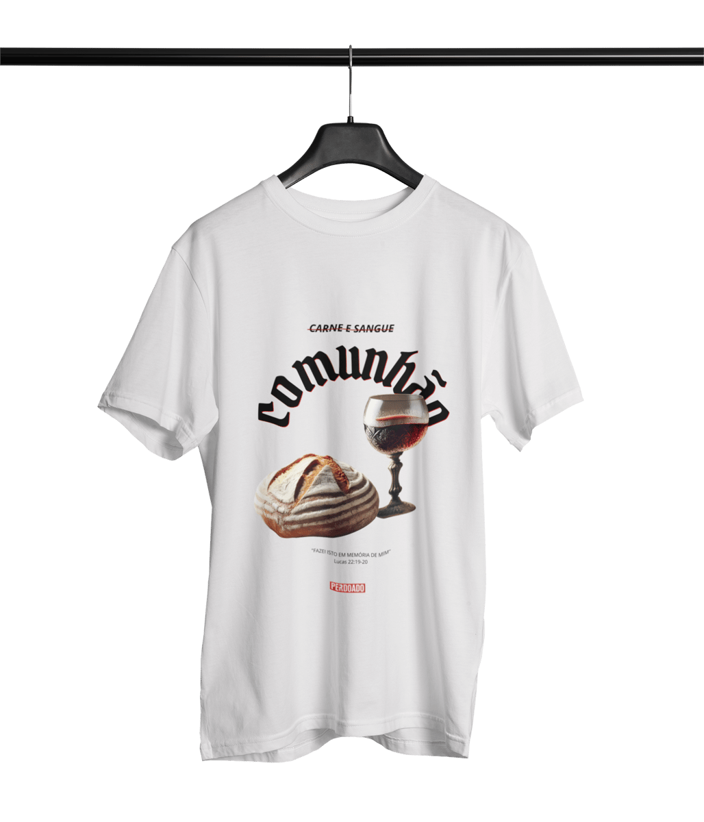 Nome do produto: 0009 - Camiseta Unissex Comunhão