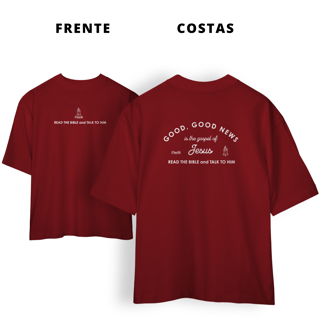 0010OS - Camiseta Oversized Good News