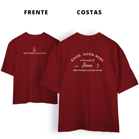 0010OS - Camiseta Oversized Good News