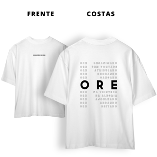 Nome do produto 0031OS - Camiseta Oversized Ore