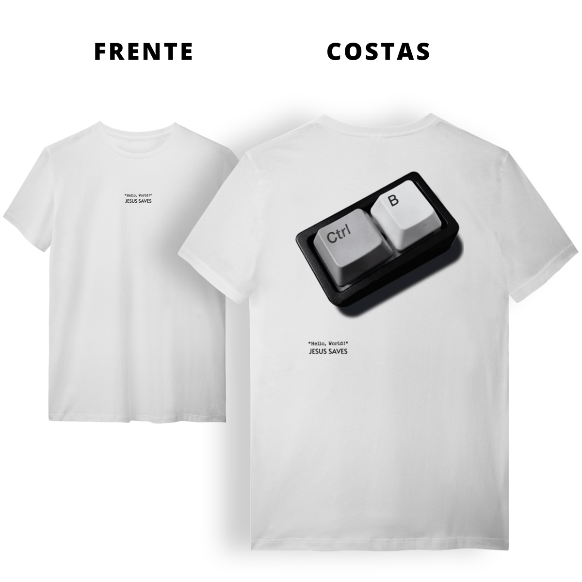 Nome do produto: 0074 - Camiseta Unissex Ctrl+b