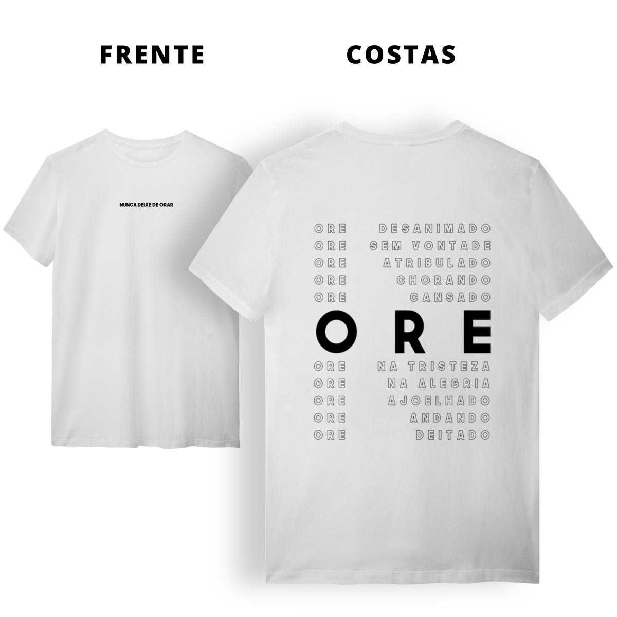 Nome do produto: 0031 - Camiseta Unissex Ore