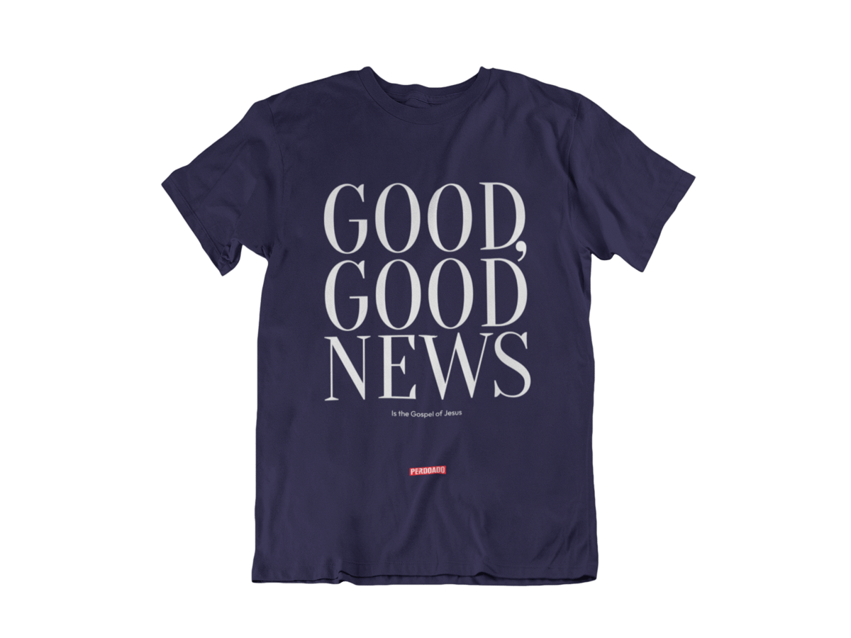 Nome do produto: 0010PS - Camiseta PlusSize Good News