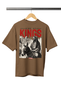 Nome do produto 0001OS - Camiseta Oversized King of Kings