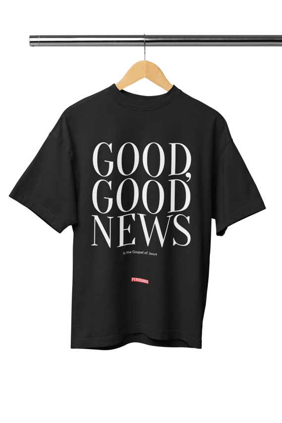 0010OS - Camiseta Oversized Good News