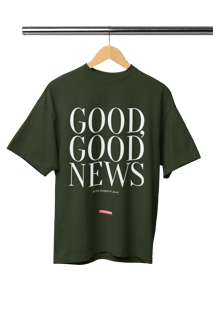 Nome do produto 0010OS - Camiseta Oversized Good News