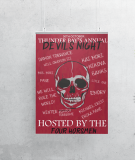 Nome do produto Poster Devil's Night