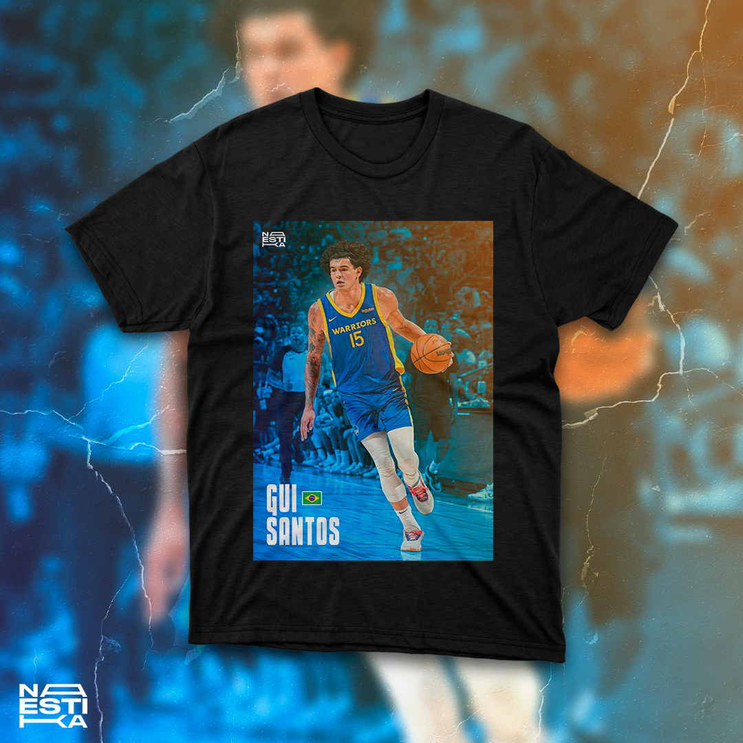 TShirt Classic Camiseta Gui Santos Golden State Warriors em
