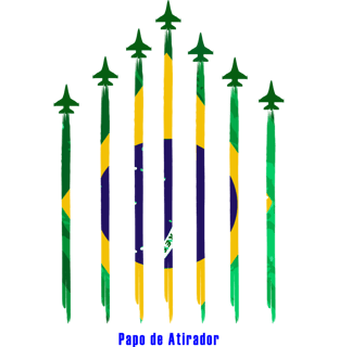 Nome do produto Airplane Flag Papo de Atirador Quality