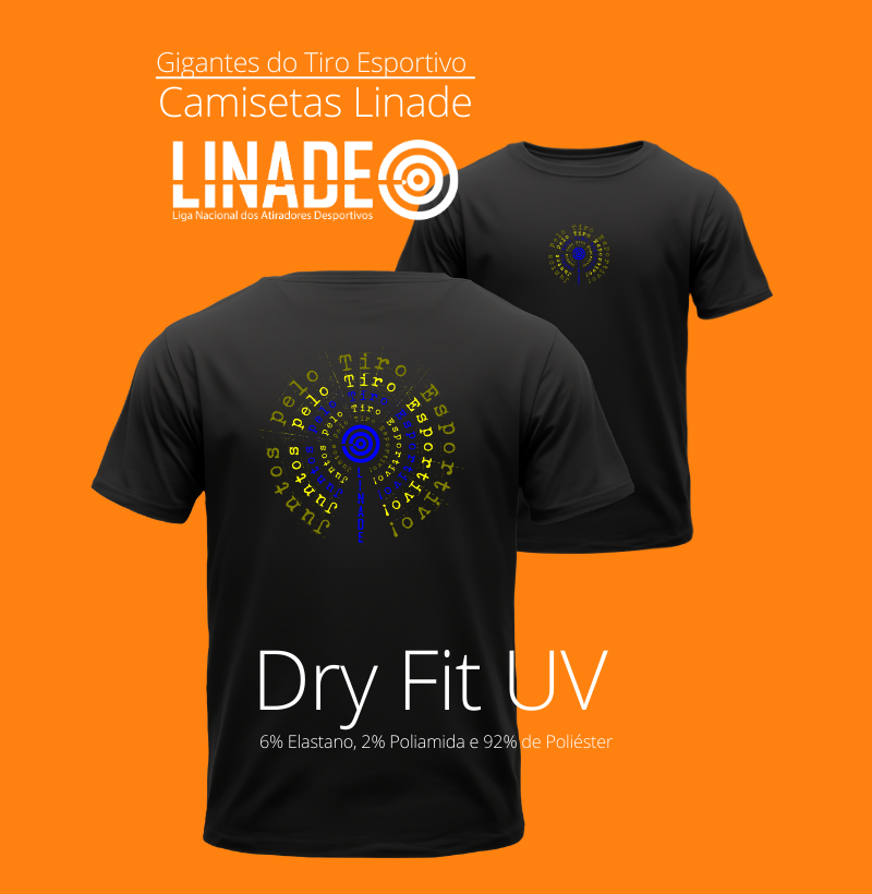 Nome do produto: Juntos pelo Tiro Esportivo Dry Fit Linade