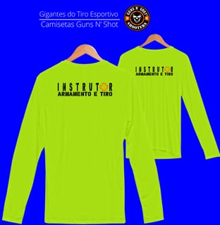 Nome do produto Instrutor de Armamento e Tiro Vista na Mira Dry Fit Manga Longa