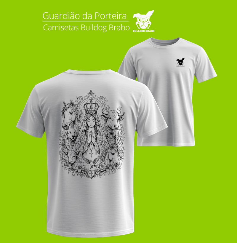 Nome do produto: Nossa Senhora e os Animais Duda Bulldog Brabo