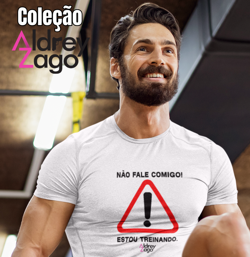 Nome do produto: Estou Treinando Dry Fit Branca