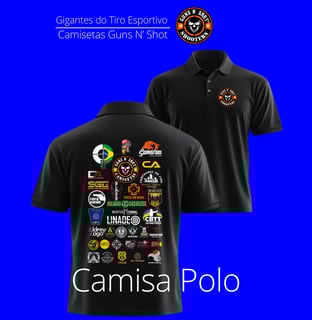 Nome do produto Polo Tiro Esportivo com a Guns N' Shot