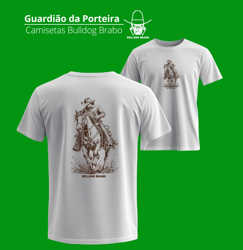 Nome do produto: Cowboy Riding Horse Bulldog Brabo Prime
