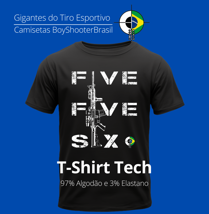 Nome do produto: Five Five Six BoyShooterBrasil T-Shirt Tech