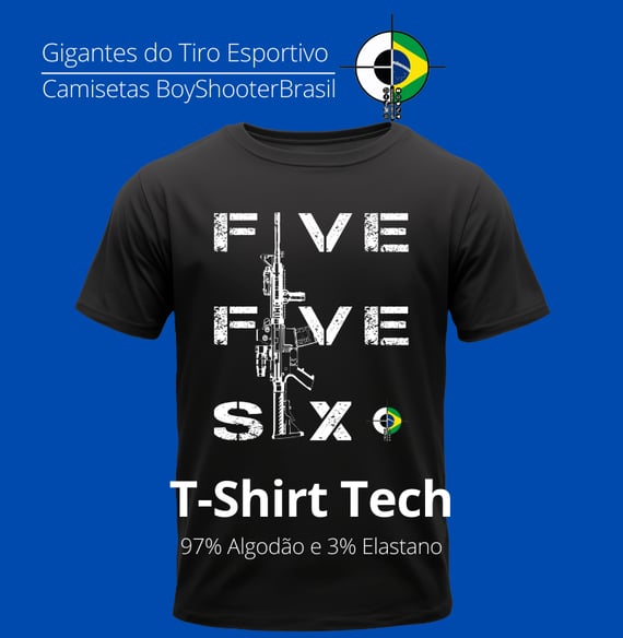 Five Five Six BoyShooterBrasil T-Shirt Tech