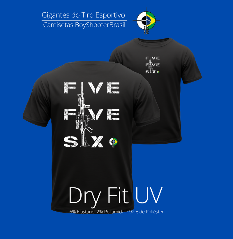 Five Five Six BoyShooterBrasil Dry Fit UV