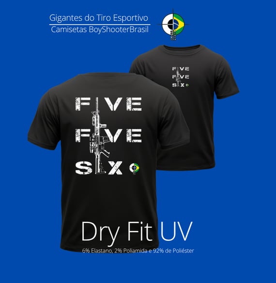 Five Five Six BoyShooterBrasil Dry Fit UV