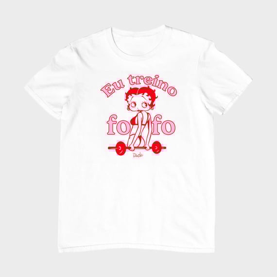 Camiseta Unissex - Betty Bopp Eu Treino Fofo