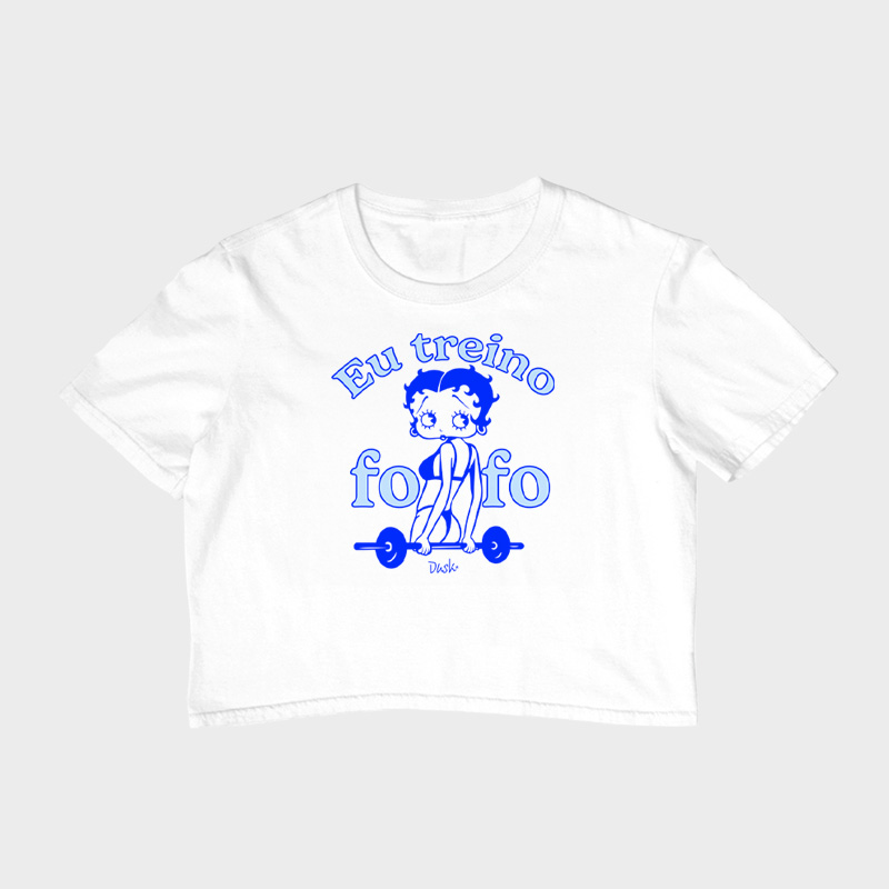 Cropped - Betty Bopp Eu Treino Fofo