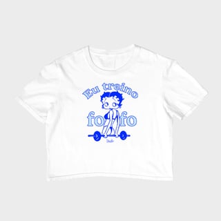 Cropped - Betty Bopp Eu Treino Fofo