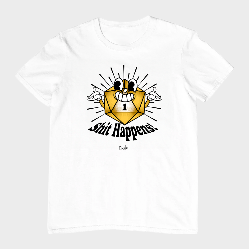 Camiseta Unissex - Shit Happens