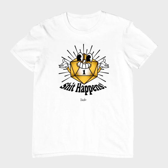 Camiseta Unissex - Shit Happens