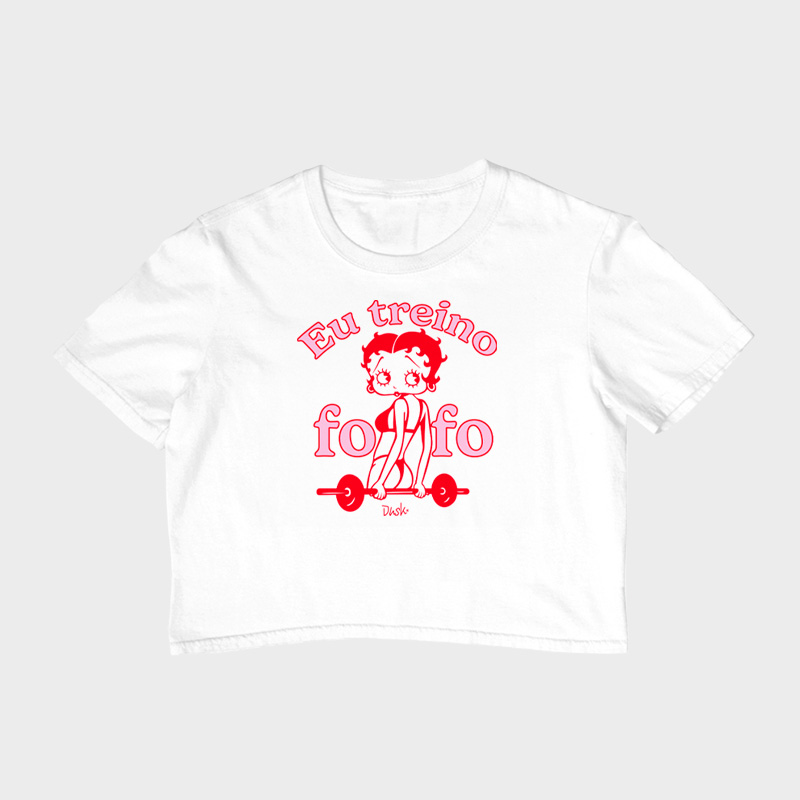 Cropped - Betty Bopp Eu Treino Fofo
