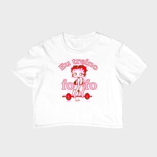 Cropped - Betty Bopp Eu Treino Fofo