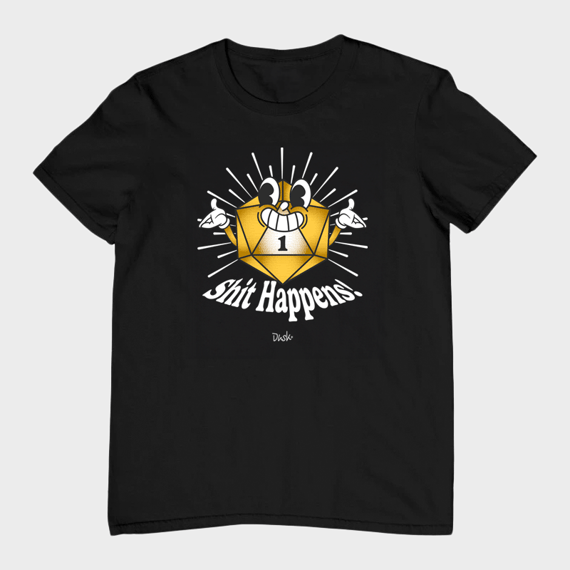 Camiseta - Unissex Shit Happens