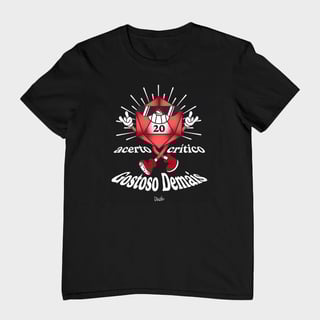 Nome do produtoCamiseta Unissex - Acerto Crítico