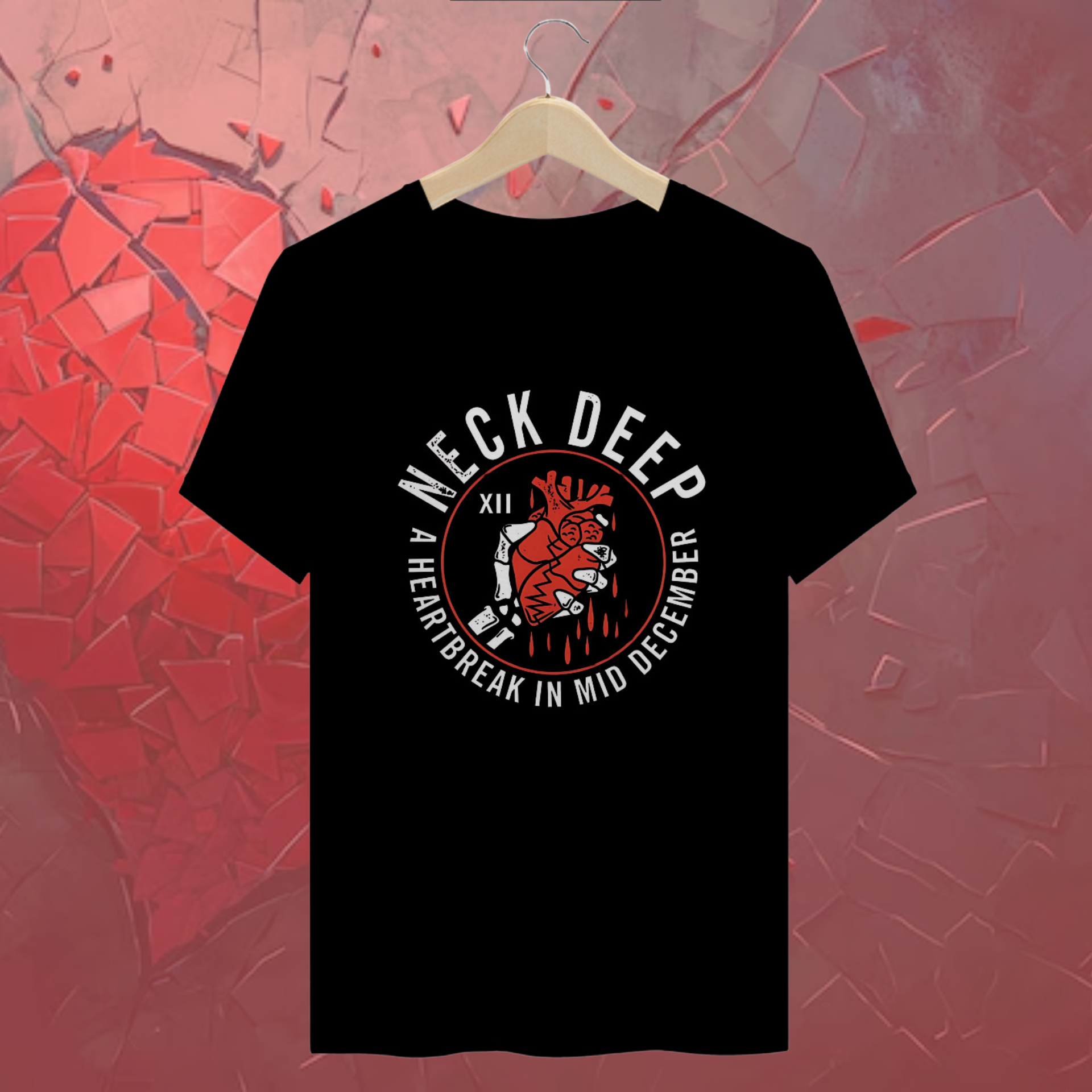 Camiseta Neck Deep - Heartbreak of the Century