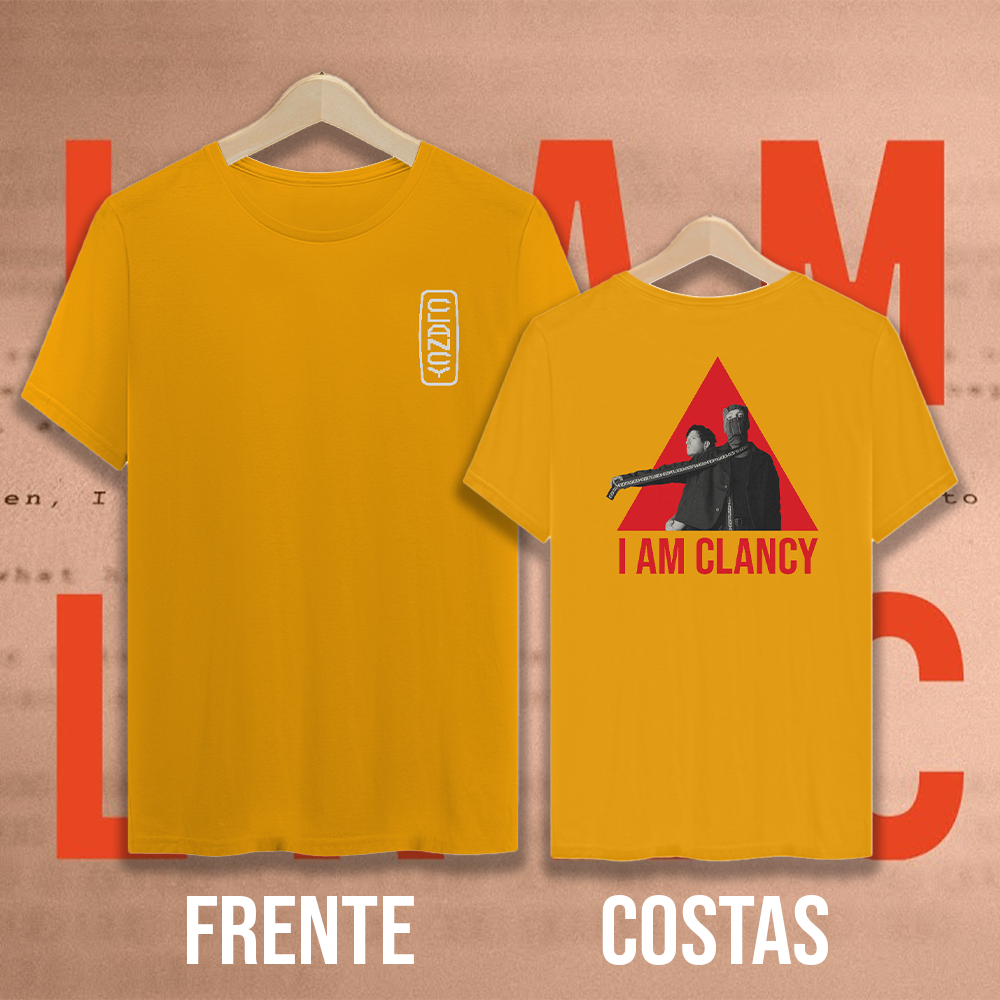 Camiseta Twenty One Pilots - Clancy frente e costas