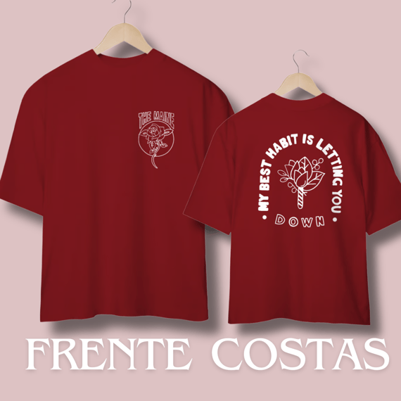 Camiseta Oversized The Maine - My Best Habit