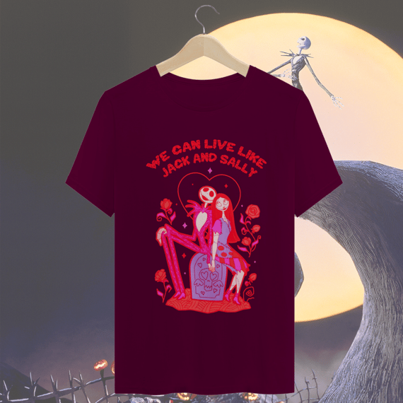 Camiseta Jack And Sally 