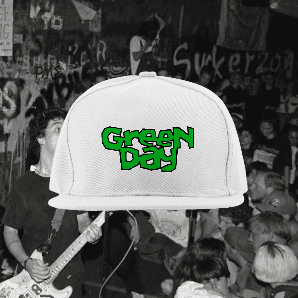 Boné Aba Curva Green Day - Green Logo