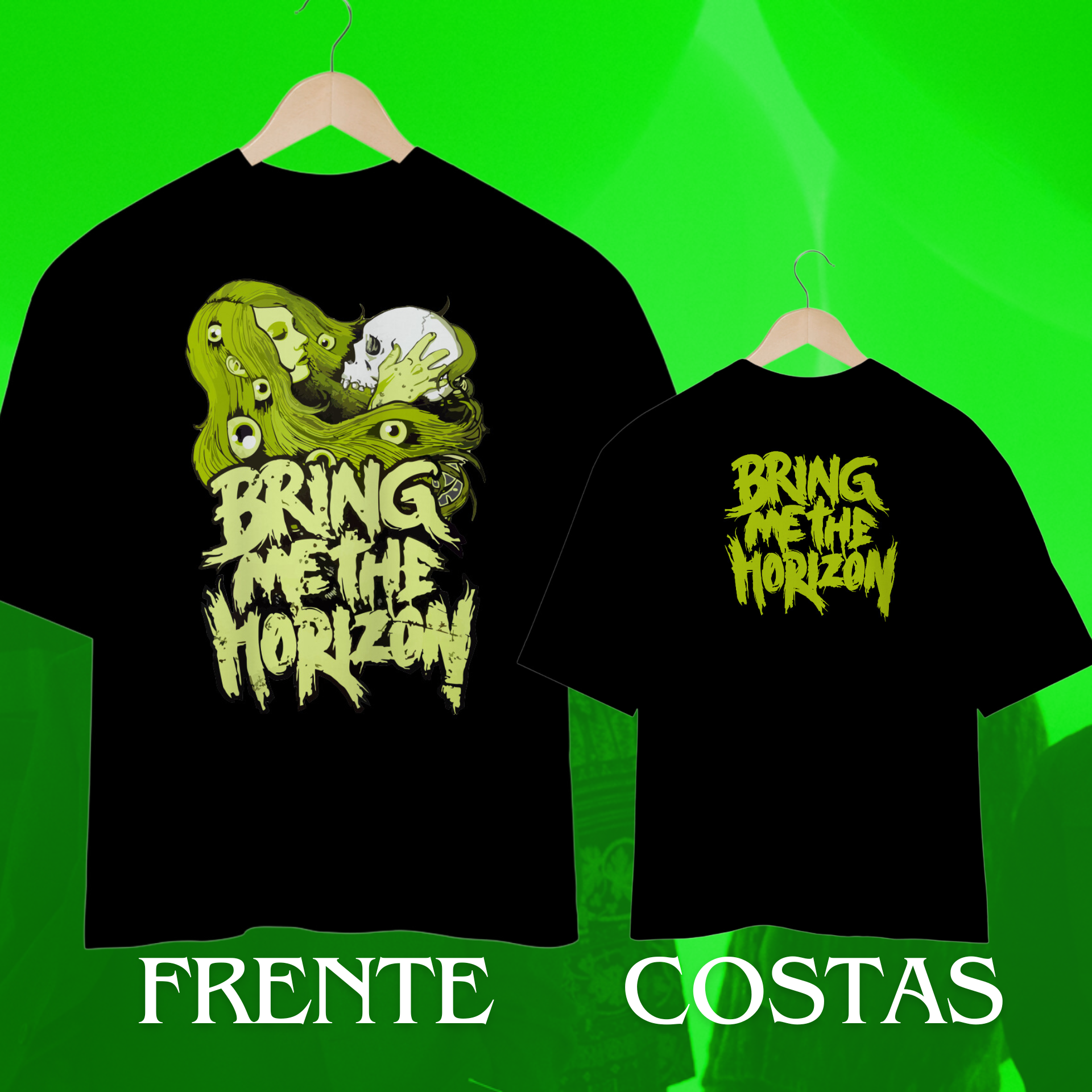 Camiseta Oversized Bring Me The Horizon - Lady&Olavo