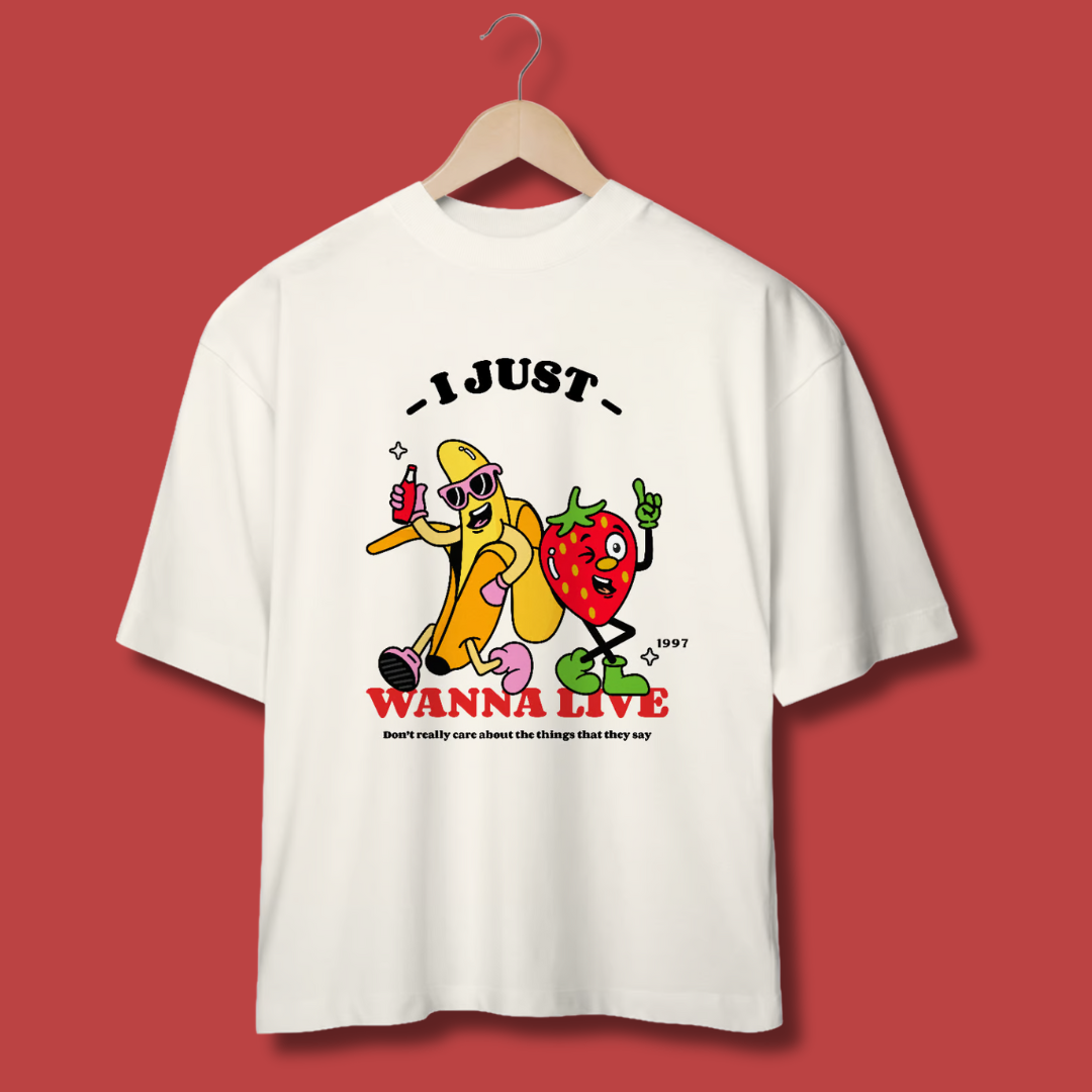 Nome do produto: Camiseta Oversized Good Charlotte - I just wanna live