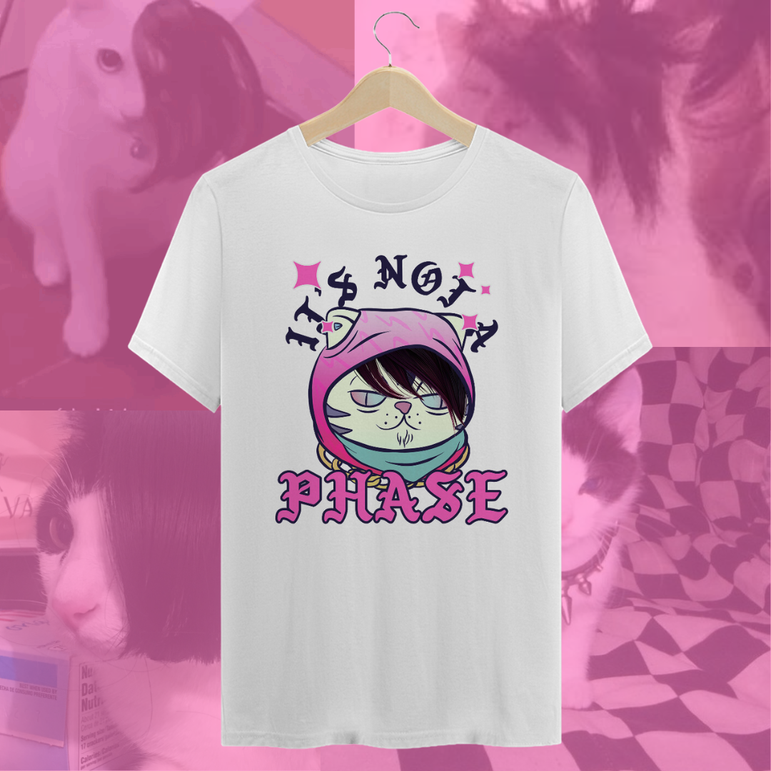 Camiseta Its Not a Phase - Emo Cat